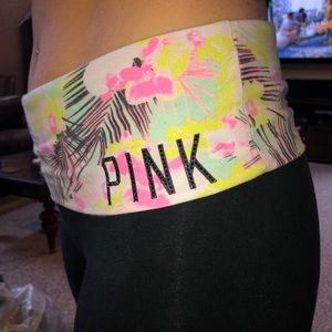 Victoria’s Secret Pink Floral Leggings
